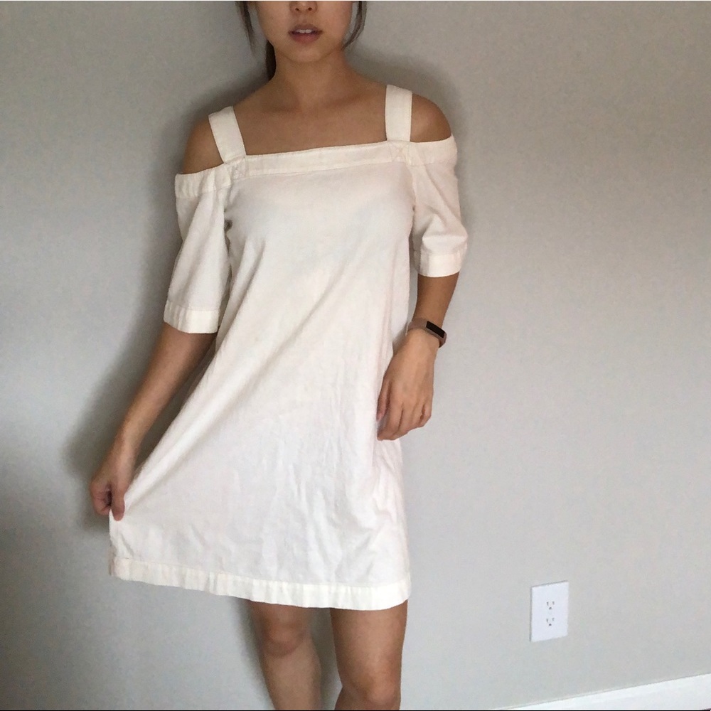 Calvin Klein Peep Shoulder Dress